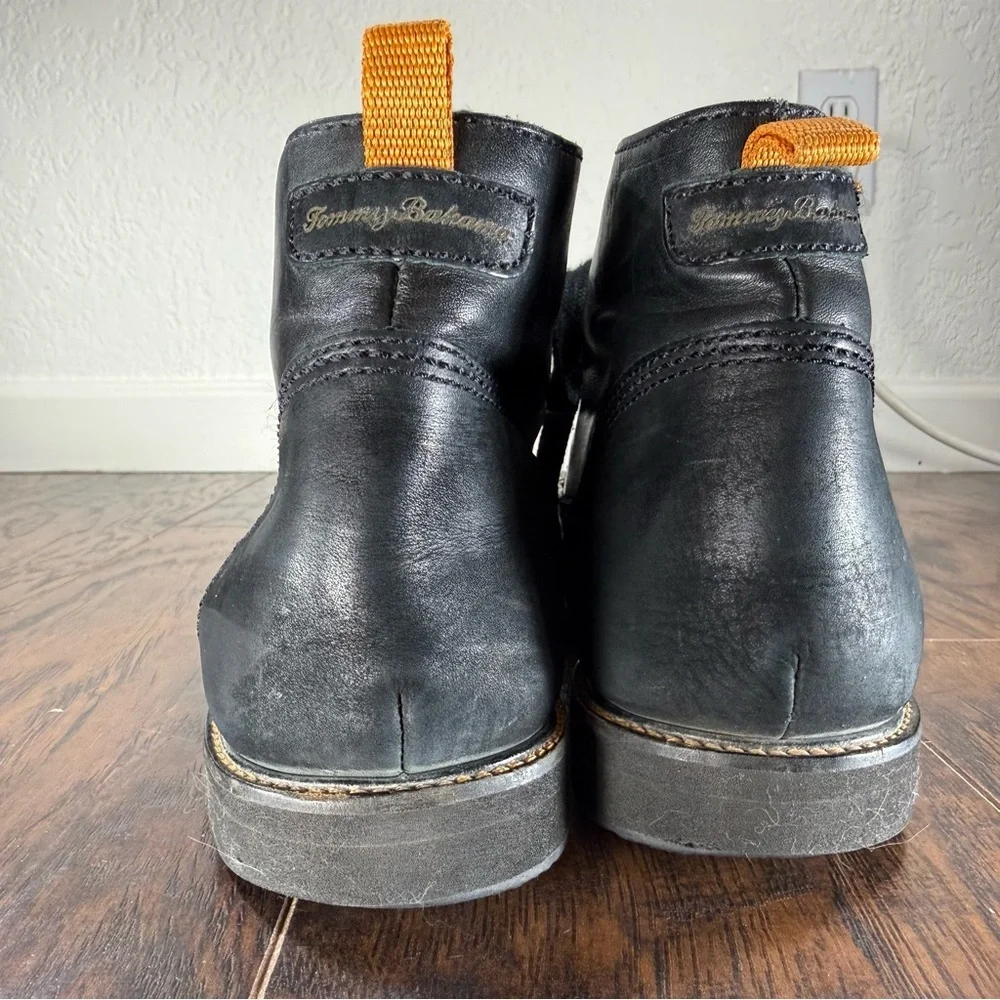 Tommy Bahama Edisto Leather Chukka Boots Men’s‎ 11 Black Lace-Up Casual